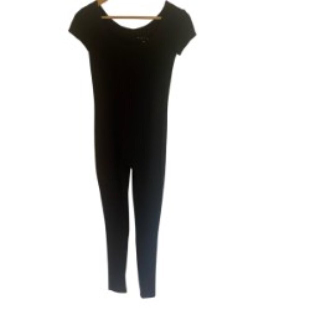 Hatch Black Short Sleeve Jumpsuit XSmall